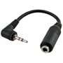 2.5mm (Male) To 3.5mm (Female) Stereo Audio Jack Adapter