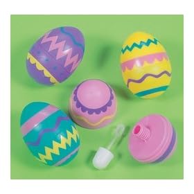 8 Easter Egg Shaped Bubble Bottles