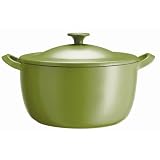 Tefal Jamie Oliver Cast Iron Stewpot & Lid, Lime, 20 cmby Tefal