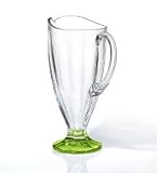 NAPLES EMERALD PITCHER - 42 OUNCE CRYSTAL PITCHER WITH EMERALD BASE, NAPLES COLLECTION