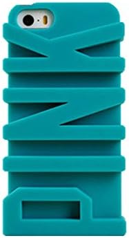 Mfashion 3D Silicone Pink Style Rubber Case Cover For Apple iPhone 5/5S (Blue)
