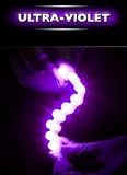 UV, Ultra Violet 9 LED Strip NEON MOTORCYCLE / CAR / BOAT / HOME / POD LIGHT BRIGHT ACCENT GLOW 9LED FLEXIBLE WATER PROOF, Aquarium Light Under Water Proof Tank Purple