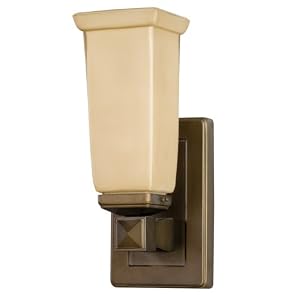 American Fluorescent GGW113RBSCT Glasgow Outdoor Sconce, Transitional Mission Style with... by 
