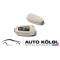 Audi Zubeh�r Lederblende f�r Klappschl�ssel Alabasterwei�