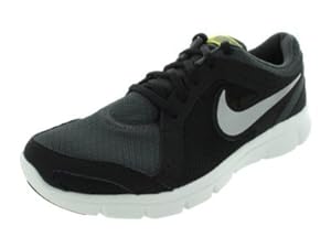Nike Flex Experience Run 2 - Anthracite / Metallic Grey-Black-Sonic Yellow, 9.5 D US