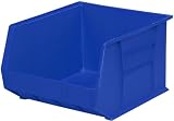 Akro-Mils 30270 Plastic Storage Stacking AkroBin, 18-Inch by 16-Inch by 11-Inch, Blue, Case of 3