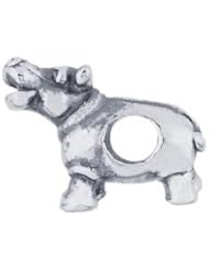 Frolic Sterling Silver Hippo Slider Charm