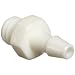 Value Plastics White Nylon Tube Fitting, 200 Series Barbed Adapter, Tube ID x UNF