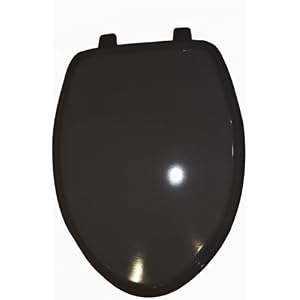 American Standard 5725.027.178 Town Square Elongated Molded Wood Toilet Seat, Black by