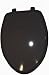 American Standard 5725.027.178 Town Square Elongated Molded Wood Toilet Seat, Black