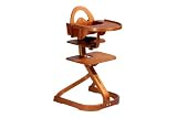 Svan High Chair in Rich Cherry