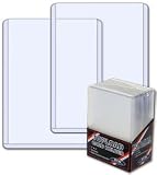 25 - BCW Premium 3 X 4 Top Loader Card Holder for Baseball & Other Trading / Gaming Cards (1 mm Thickness)
