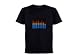 Sound Activated Music Rhythm LED T-Shirt XL Size