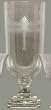 Individually Hand Etched Dragonfly Glass Tall Urn 12 3/4"H, 5 1/2"D