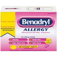 Benadryl for Allergy Relief - 124 Tablets