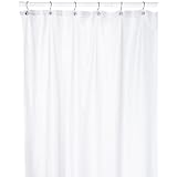 Carnation Home Fashions 72 Long by 108-Inch Wide Extra Wide Vinyl Shower Curtain, Frosted... by Carnation Home Fashions