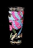 Angel Fish Design - Hand Painted - Collectible Shooter Glass - 1.5 oz.