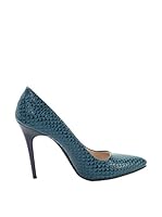 Shoe Botique 34 Salones Grabados (Azul)