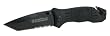 Smith & Wesson SWFR2S Extreme Ops Knife with Coated Tanto Blade and Rubber Coated Handle, Black