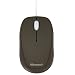 Microsoft Compact 500 optische Maus optisch schnurgebunden milk chocolate