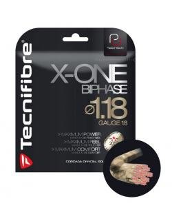 Tecnifibre X-One Biphase (18 Gauge) Natural Squash String Set