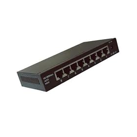 eSecure - 8 Port 10/100 Fast Ethernet Network LAN Switch hub RJ45
