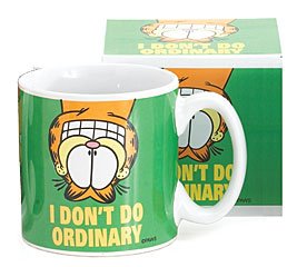 Licensed Garfield The Cat Mug I Don't do Ordinary Collectible Coffee Mug