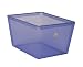 Storage Solutions 0537B6 Medium 7-1/2-by-10-by-13-Inch Storage Bin, 6-Pack, Blue