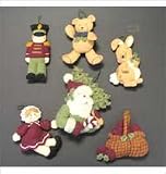 Bucilla Felt Applique Ornament Kits WOODLAND SANTA