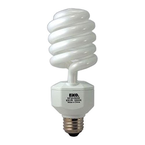 Eiko 30W 120V Spiral 5500K 90+ CRI E26 Self Ballasted Compact Flourescent Photoflood