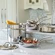 CIA Masters Collection 7-Ply Copper Clad Stainless Steel 10 Piece Cookware Set