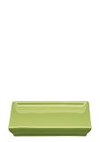 Emile Henry - 759221 - Lot de 4 Assiettes Dessert Carrées - Coloris Granny - 19 x 18 cm