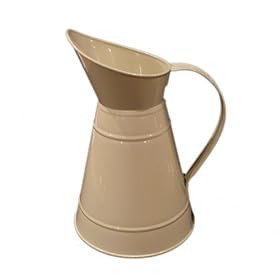 Cream Enamel Jug
