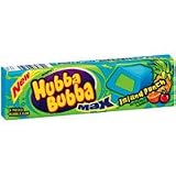 Wrigleys Hubba Bubba Max Bubble Gum, Island Punch, 5 Pieces/Pack, 18 Ea