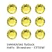 Swarovski Crystal Hotfix Flatback RHINESTONE #2028 Xilion Rose ss20 Citrine (50)