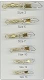 Dolphin Size 12 Brass Snap Swivels - 12 Pack