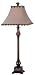 Hunter St. Lucia Crimson Bronze Buffet Lamps, Set of 2