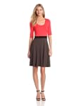 Three Dots Women's 3/4 Sleeve Color B...