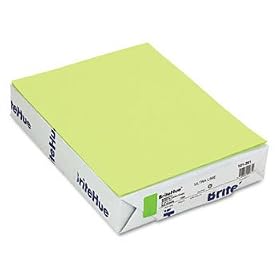 Laser/Copy Paper, 20 lb, 8-1/2x11, 500 Sheets per Ream, Various Colors Color: Ultra Lime