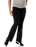 Motherhood Maternity: Under Belly Jersey Knit Stretch Fabric Maternity Yoga Pants