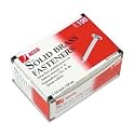 Acco(R) Round-Head Solid Brass Fasteners, No. 6R, 1 1/2in., Box Of 100