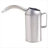 Plews 75-444 Liquid 4 Qt. Galvanized Steel Measure with Flexible Spout