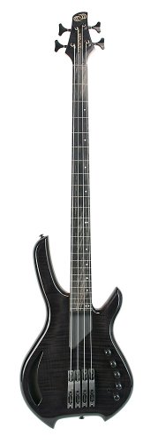 LightWave Saber Bass VL 4-String Fretless, Transparent Black