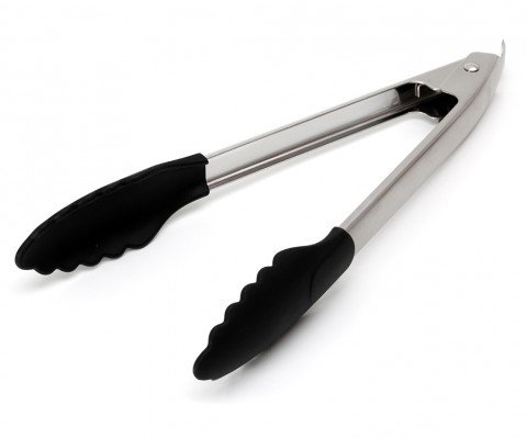 Rosle 12926 12-Inch Silicone Coated Locking Tongs