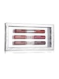 Clinique Connect The Gloss Set: Long Last Glosswear Spf15 - bonfire/juicy apple, air kiss/kissyfit, bamboo pink/mystic
