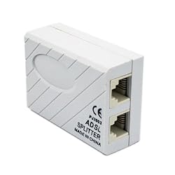 HDE&reg; ADSL RJ11 Splitter/Filter for Phone & Modem Lines
