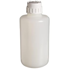 Nalgene Heavy-Duty Bottle, HDPE, 2000mL (Pack of 2)