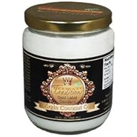 16-oz glass - Gold Label Organic Virgin Coconut Oil - 1 pint