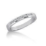 14K Gold Diamond Anniversary Rings 14K-AR27121910 0.11 Ctw.