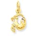 Genuine IceCarats Designer Jewelry Gift 14K Capricorn Zodiac Charm